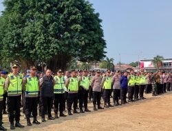 Jelang Kunjungan Presiden Prabowo Subianto, Ratusan Personel Gabungan Gelar Apel Siaga di Batang