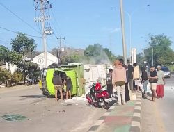 Kecelakaan Beruntun di Pantura Gringsing Batang, Empat Orang Terluka!