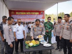 Polres Purworejo Wujudkan Komitmen Peningkatan Pelayanan Publik, Pembangunan Mapolsek Bagelen Resmi Dimulai
