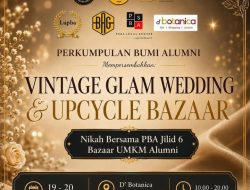 Wujudkan Pernikahan Impian Tanpa Biaya di “Vintage Glam Wedding & Upcycle Bazaar” Bandung!
