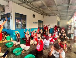 Bukan Sekadar Lomba, Estafet Air Spons Satukan Kekompakan Relawan SPPG Tanjungsari