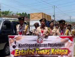 Lestarikan Semangat Pramuka, SMK Ma’arif NU Pecalungan Sukseskan Estafet Tunas Kelapa di Kabupaten Batang